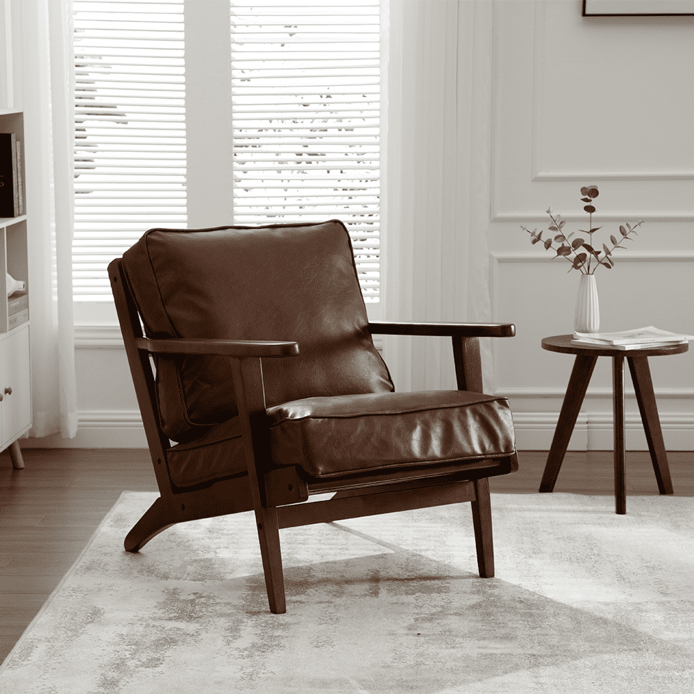 Chairus Mid-Century Upholstered Armchair - 3649