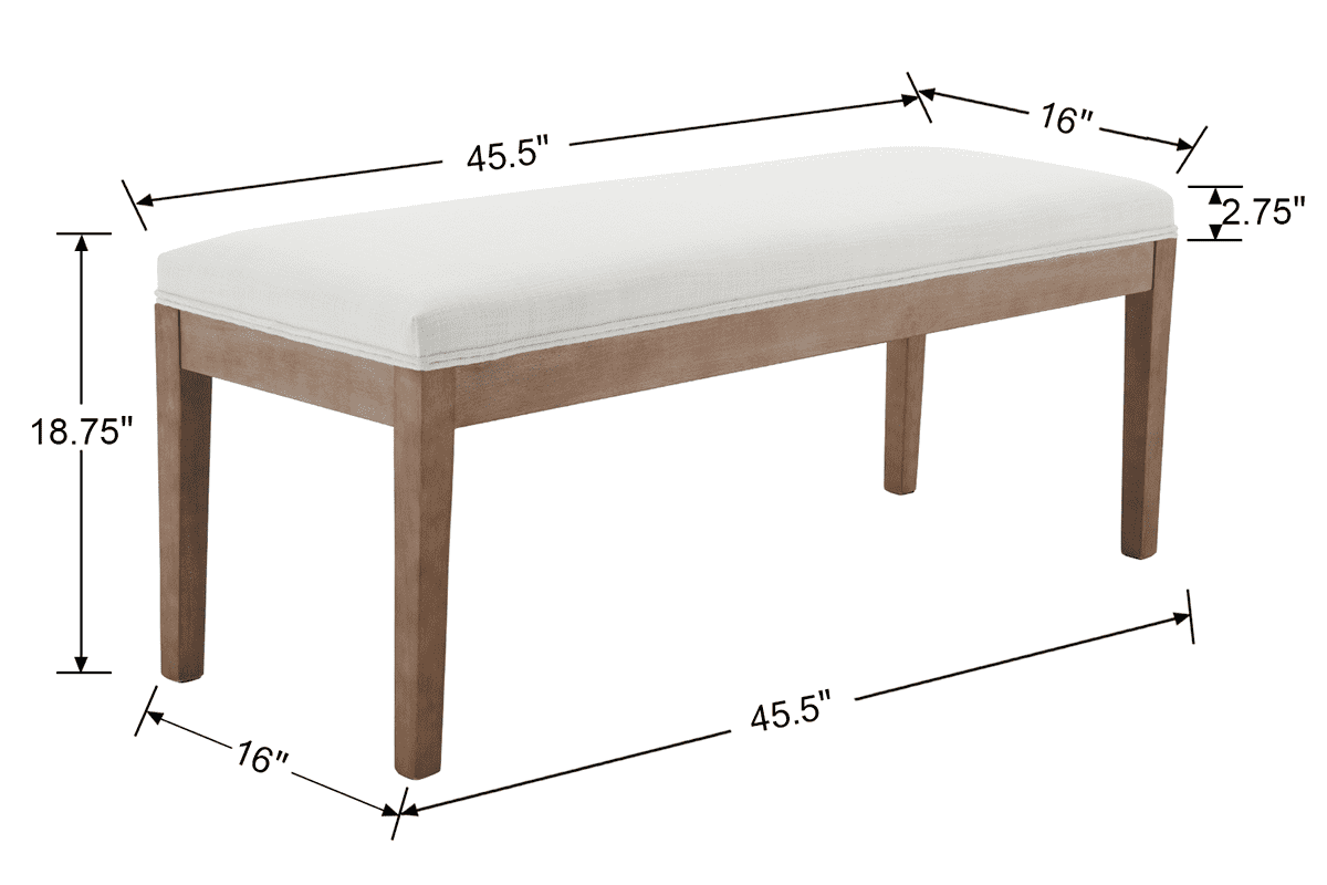 Chairus Farmhouse Multifunction Bench 2565BH