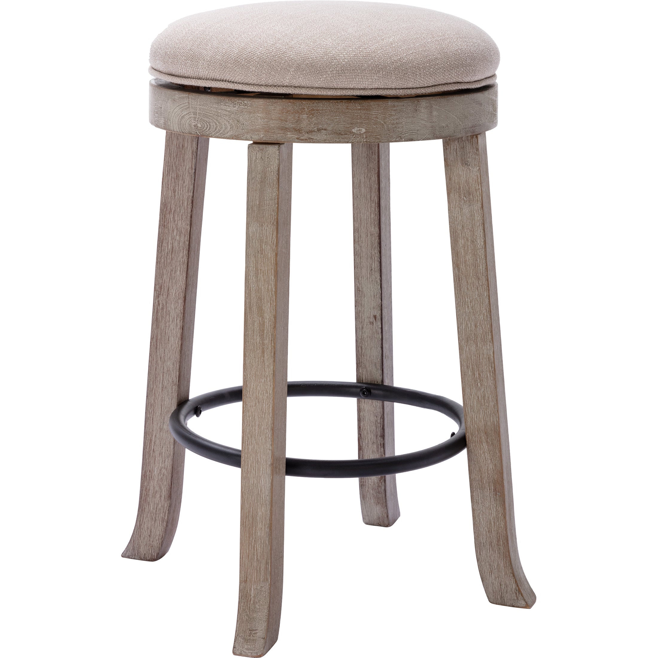 Chairus Upholstered Round Swivel Counter Stools 5653CS