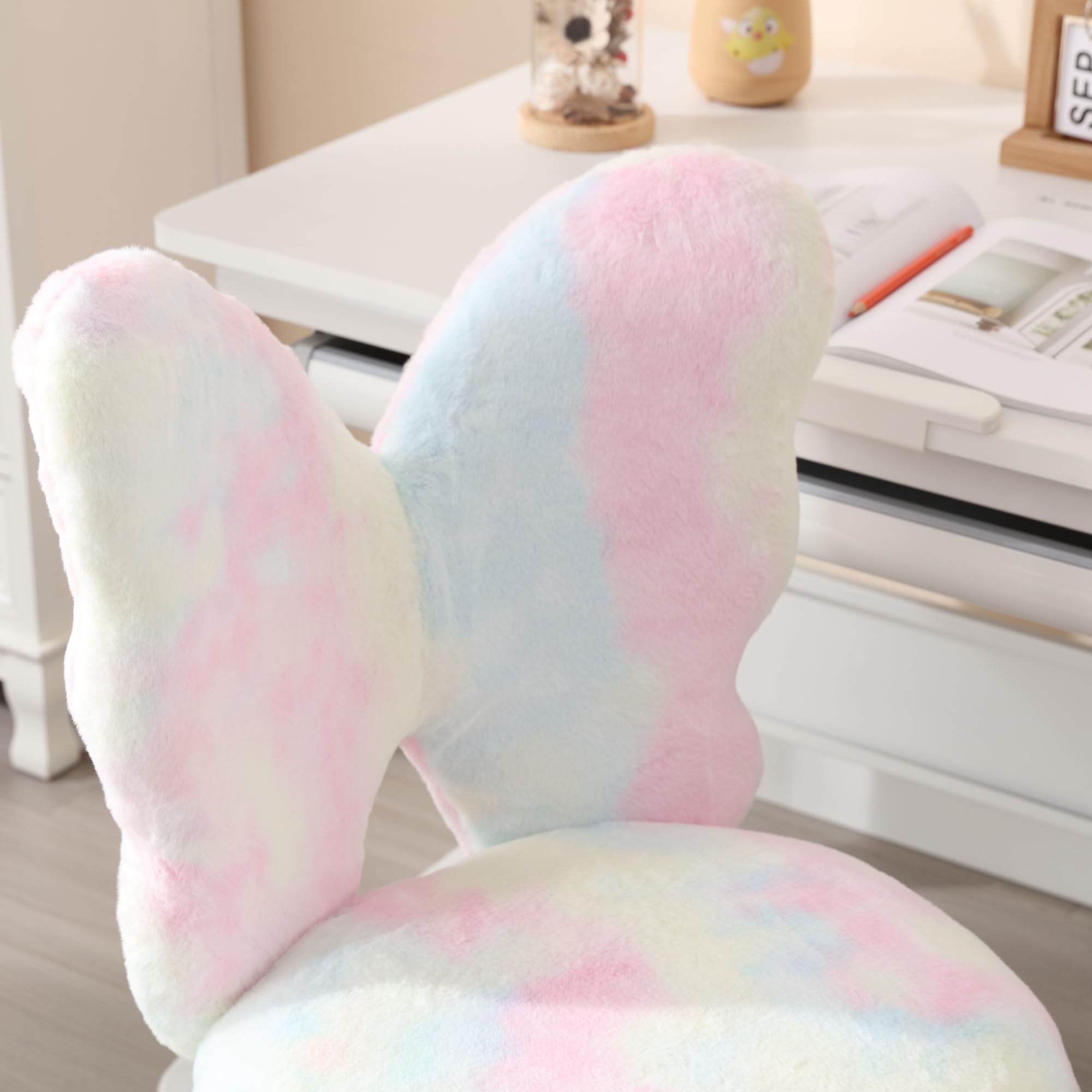 Kmax Butterfly Colorful Swivel Chair Kids Desk Chair 1 Piece