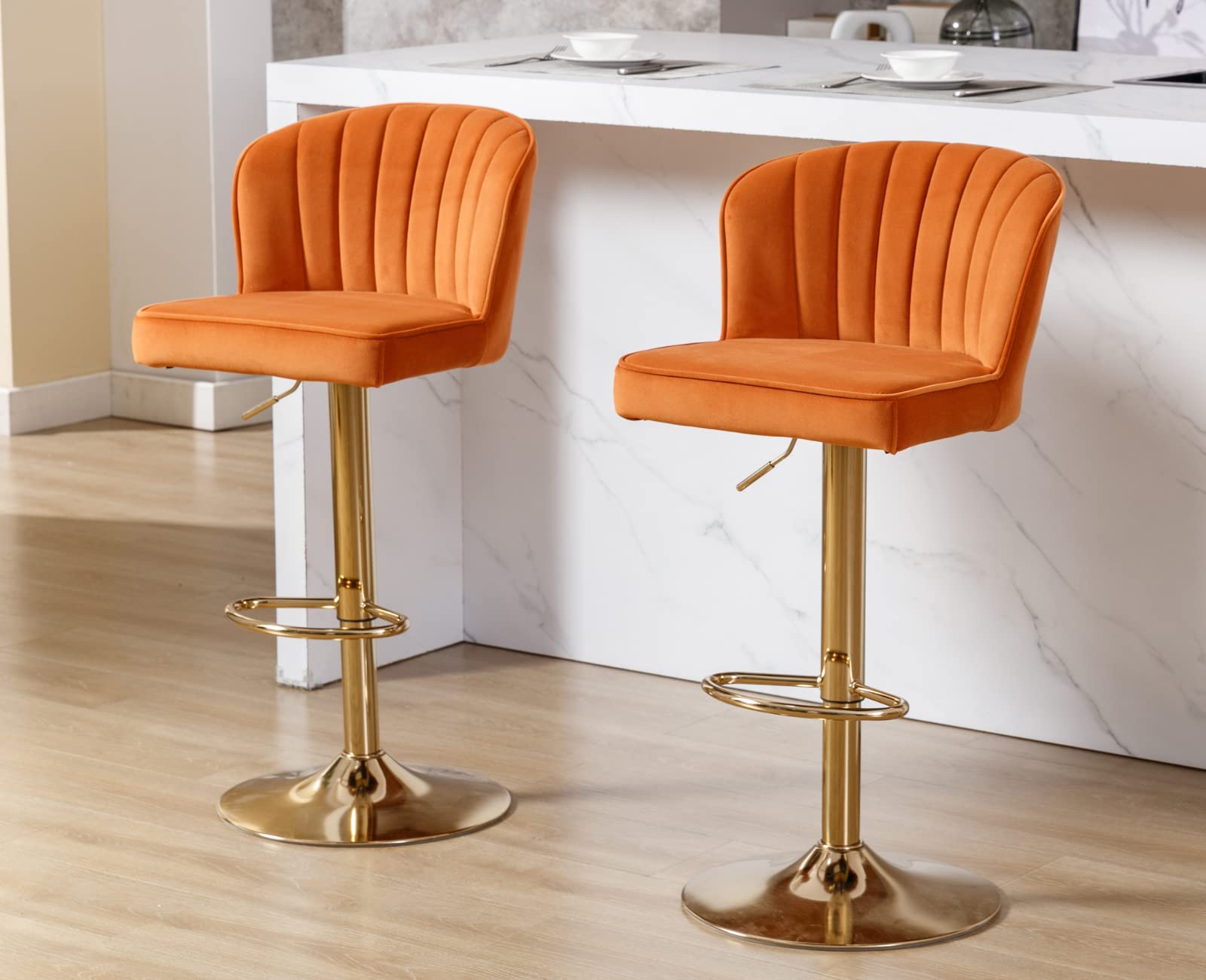 Bar Stool Set Of 2 New Modern Upholstered outlet