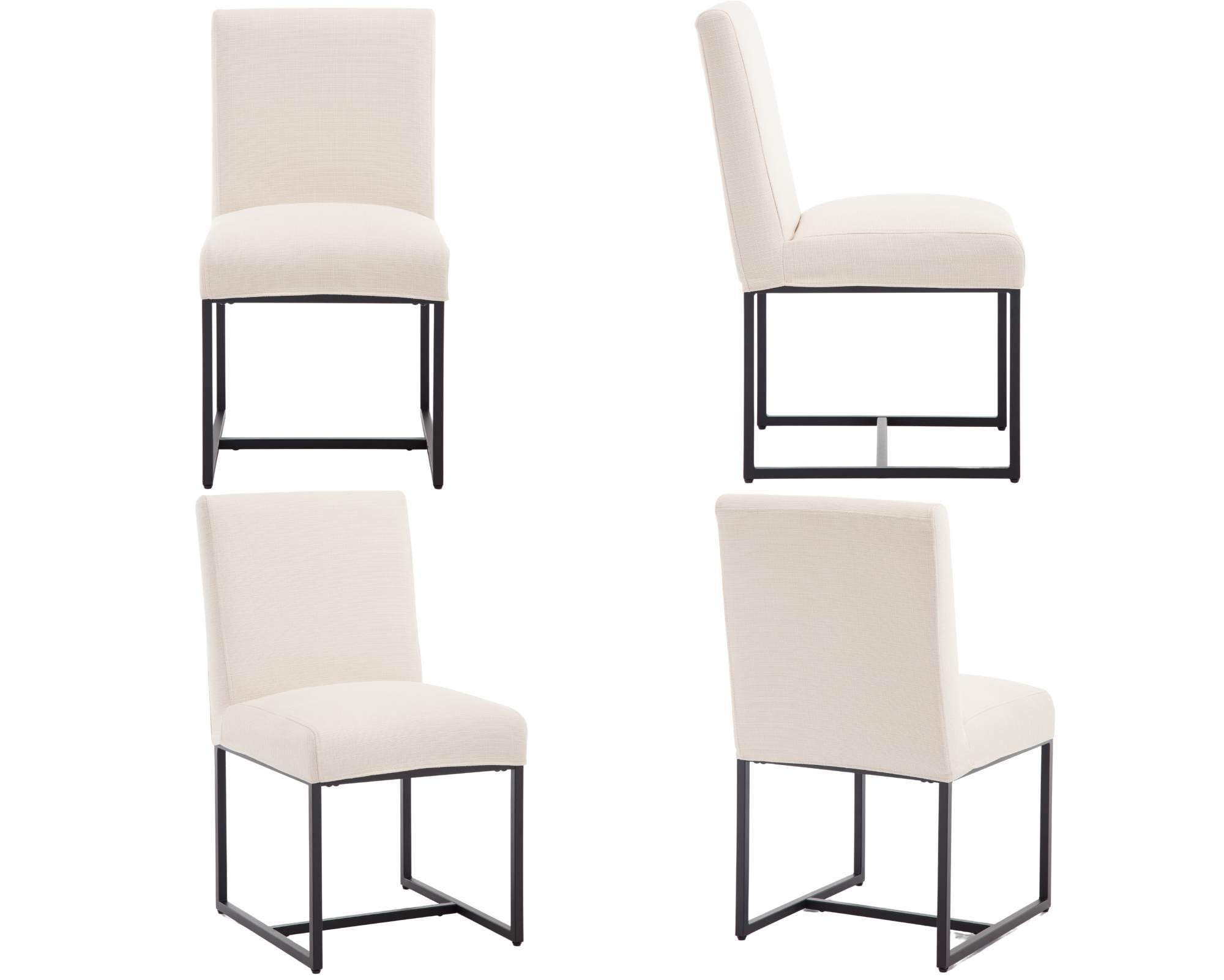 VESCASA Mid Century Modern Upholstered Dining Chairs Set of 2 - 1488