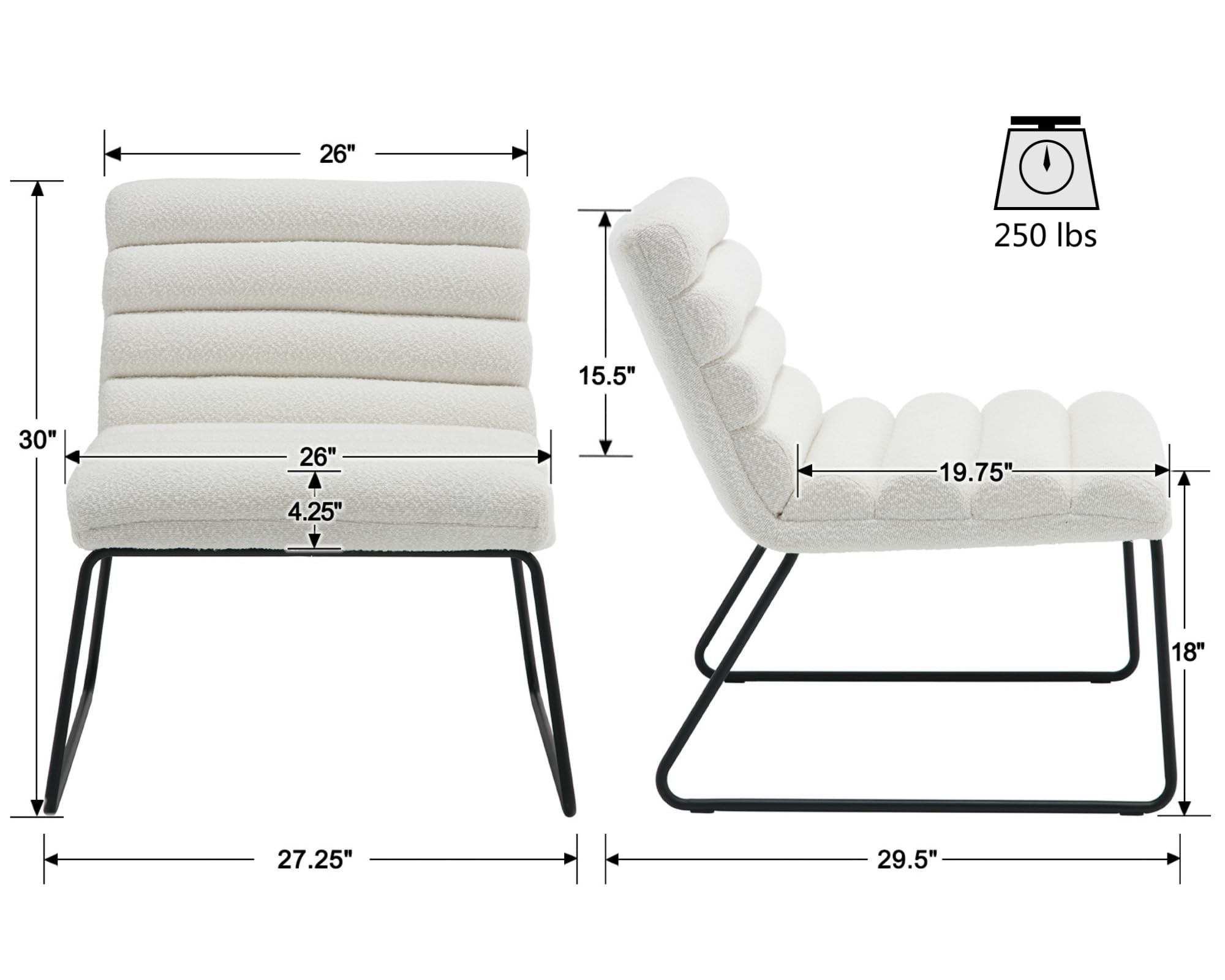 VESCASA YN SY52001AC Living Room Chair 1 PCS - 52001