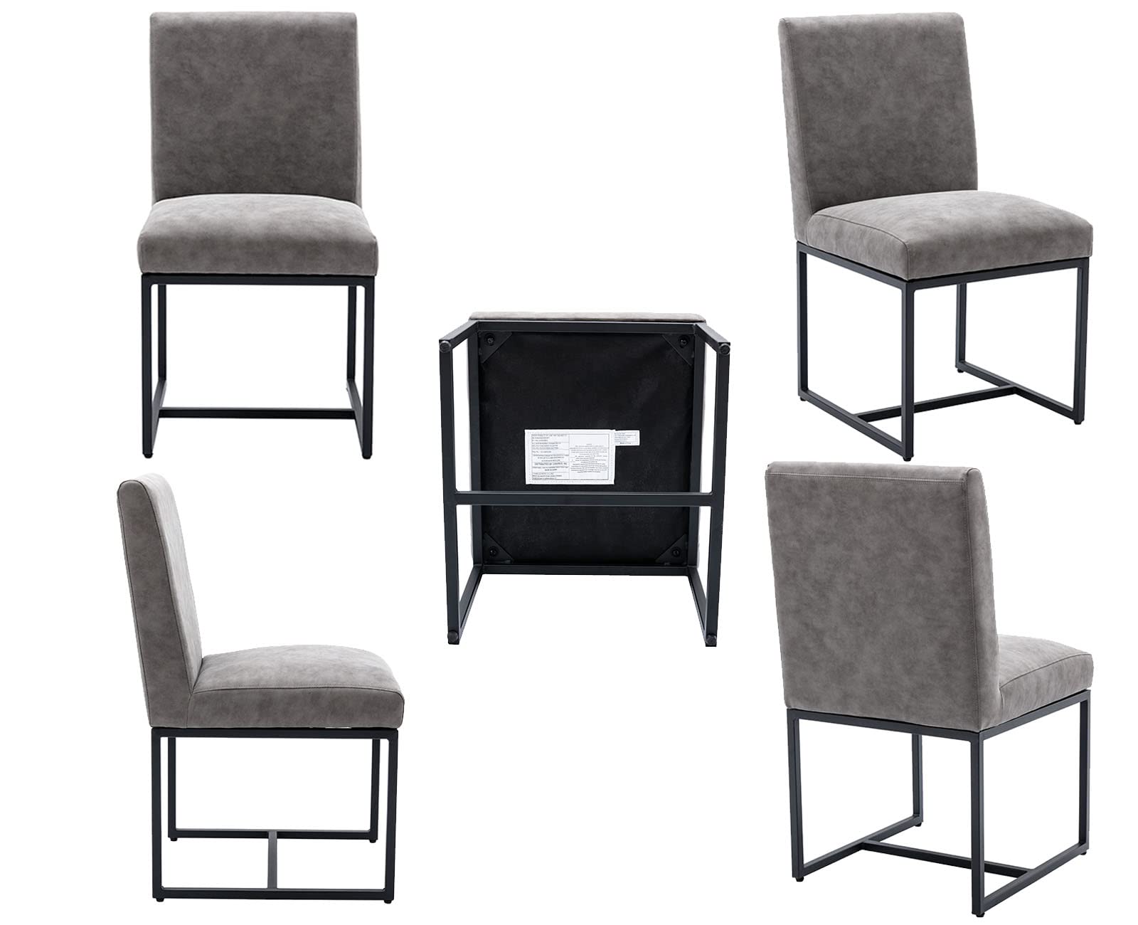 VESCASA Mid Century Modern Upholstered Dining Chairs Set of 2 - 1488