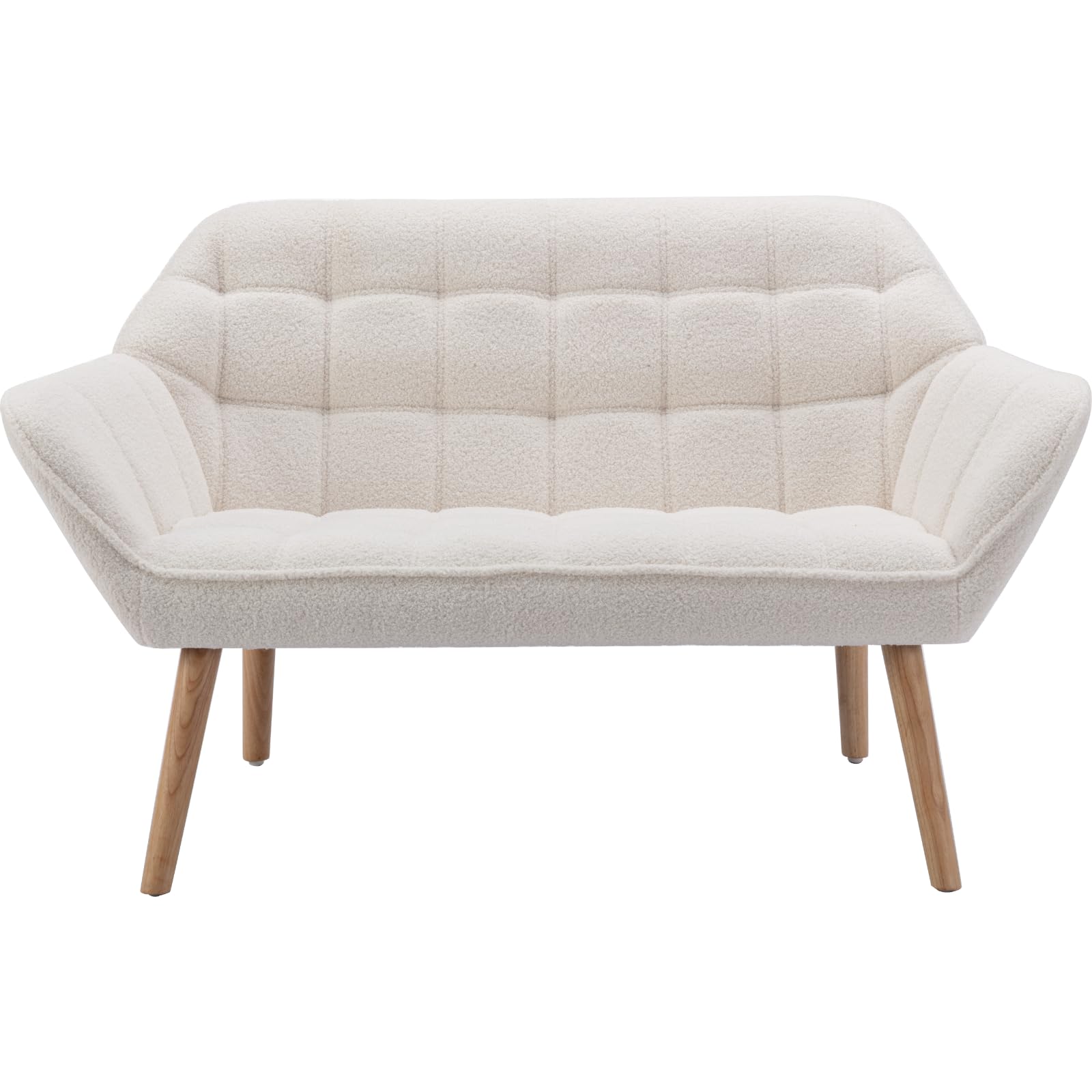 ROCITY 48" Modern Velvet Small Loveseat Sofa - 8904