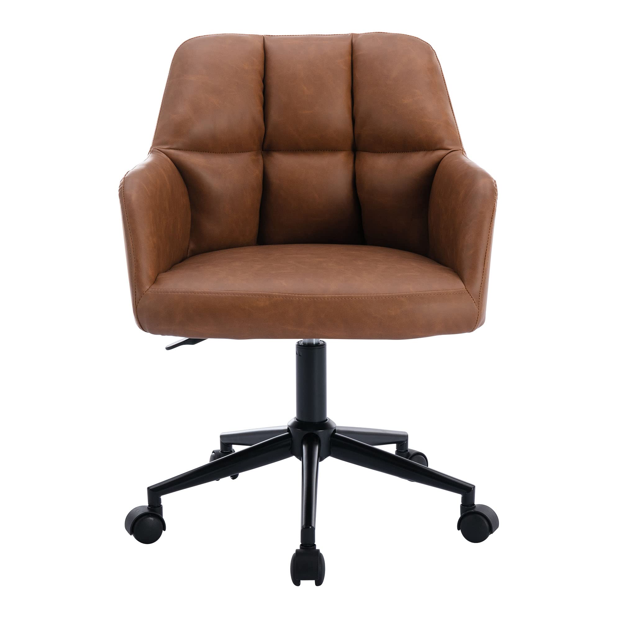 VESCASA Adjustable Square Tufted Mid-Back Home Office Desk Chair