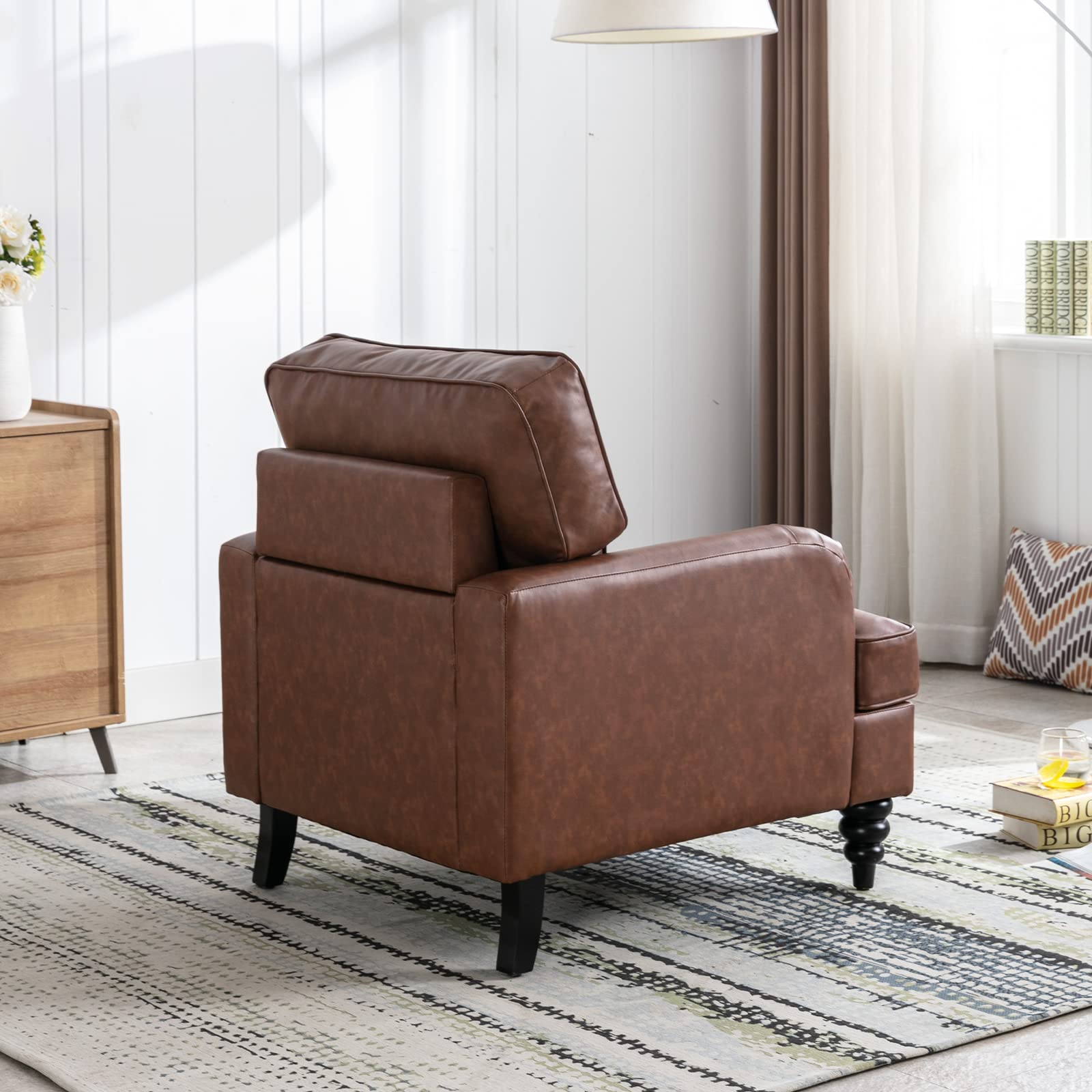 Janoray Sherpa Accent Chair with Removable Back Cushion 1 Piece