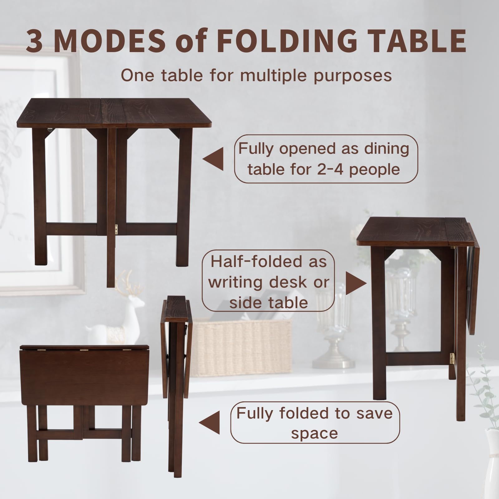 Janoray Small Square Folding Table - 1012