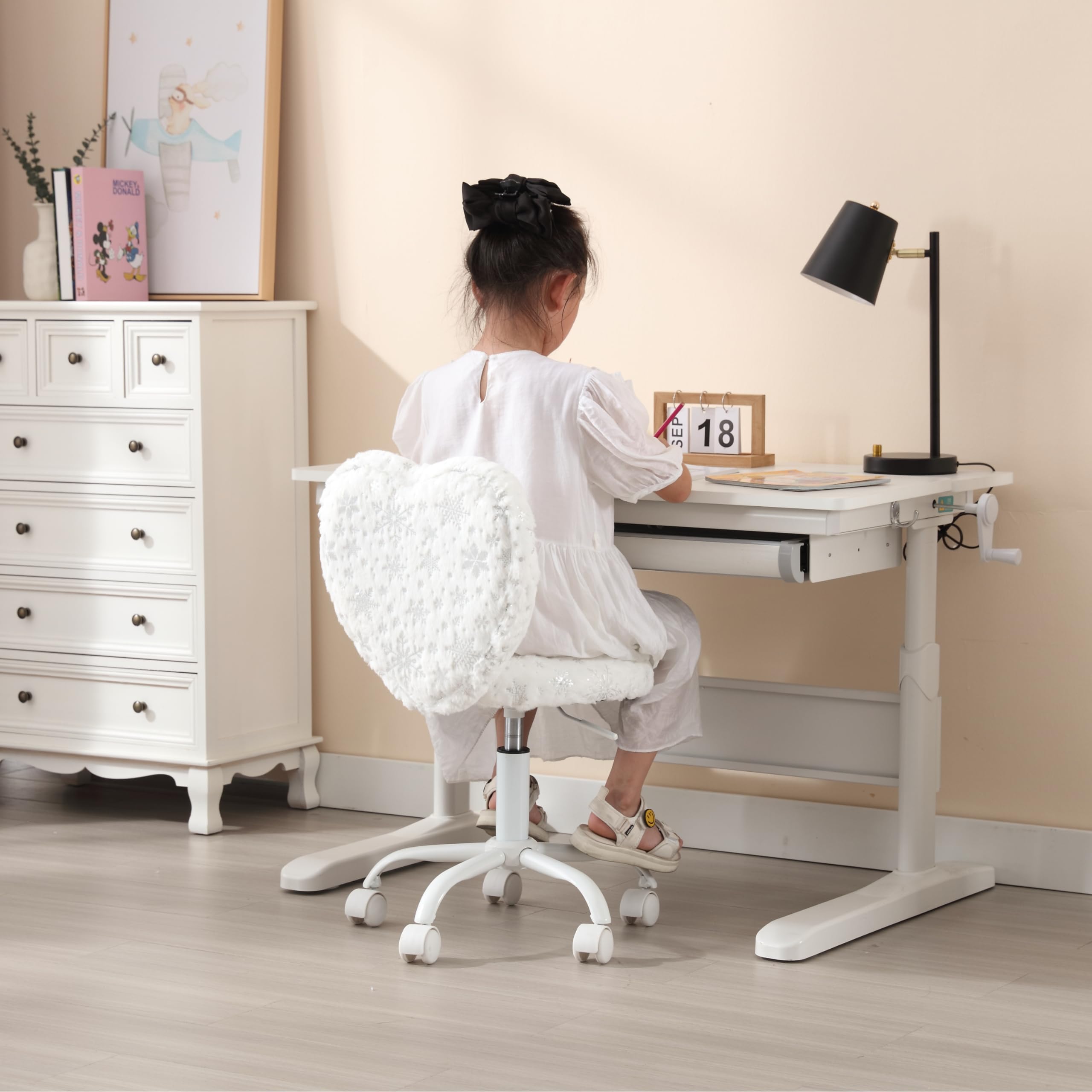 Kmax Kids Rolling Cute Desk Chair Swivel Office Chair 1 Piece - 1412