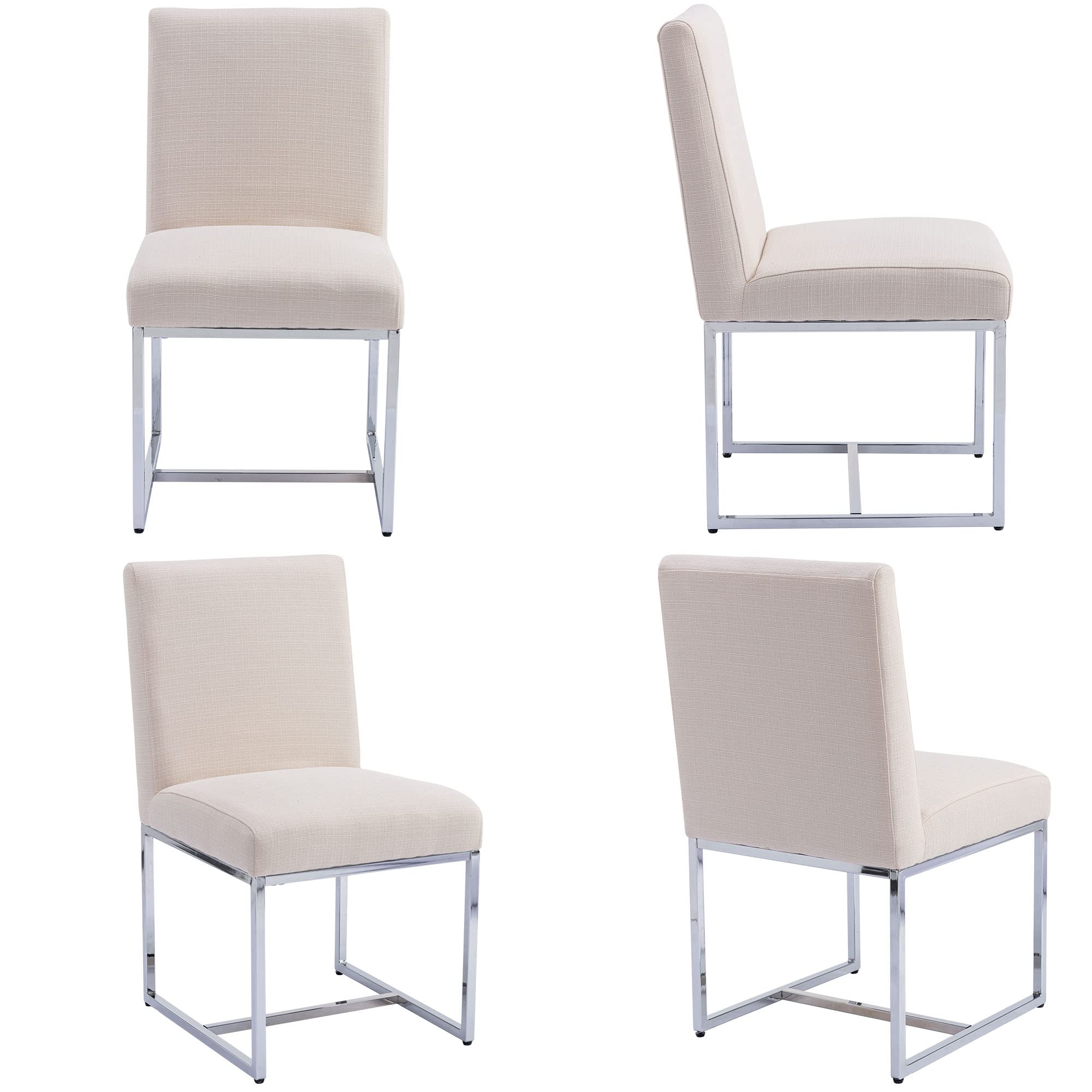 VESCASA Mid Century Modern Upholstered Dining Chairs Set of 2 - 1488