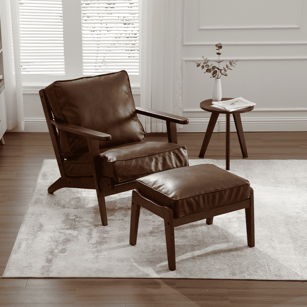 Chairus Mid-Century Upholstered Armchair - 3649