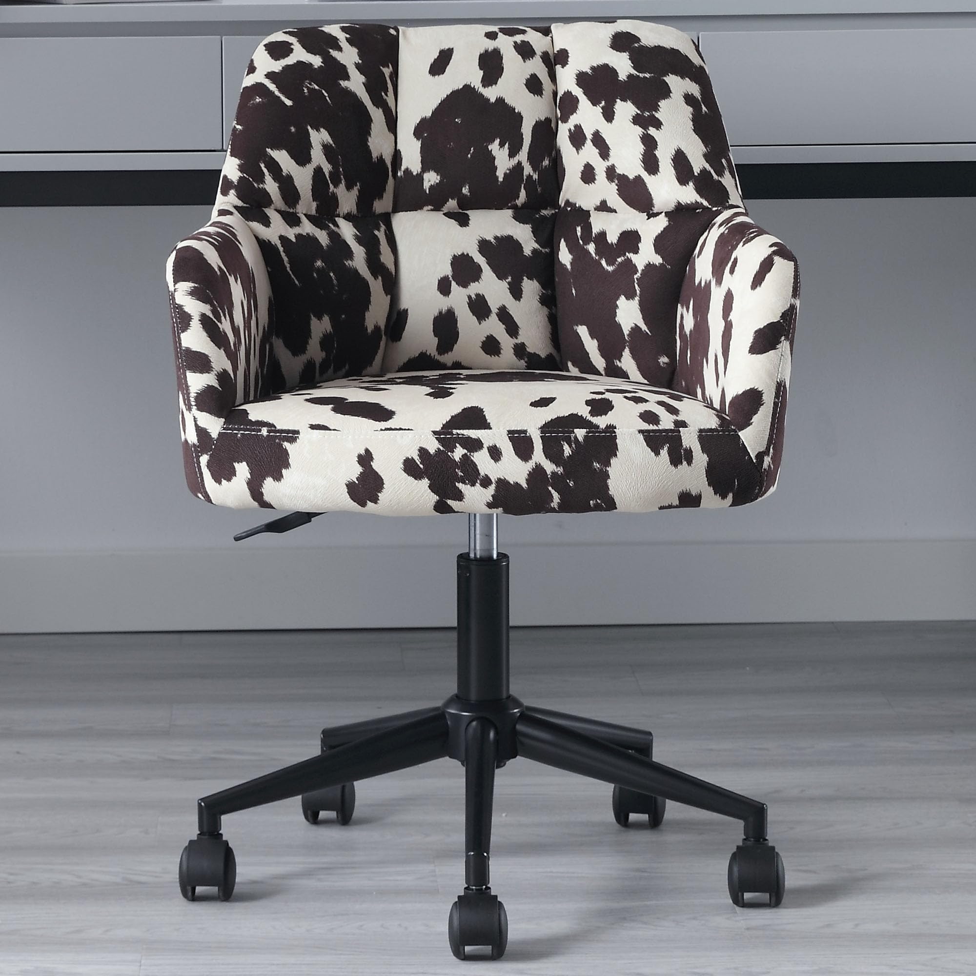 VESCASA Adjustable Square Tufted Mid-Back Home Office Desk Chair