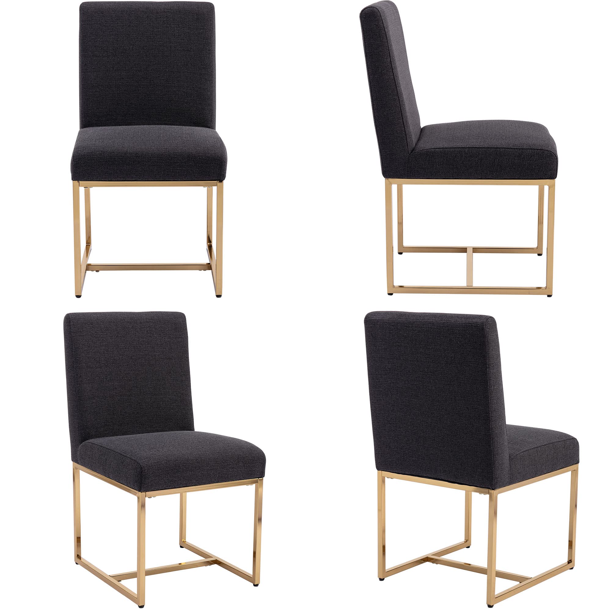 VESCASA Mid Century Modern Upholstered Dining Chairs Set of 2 - 1488