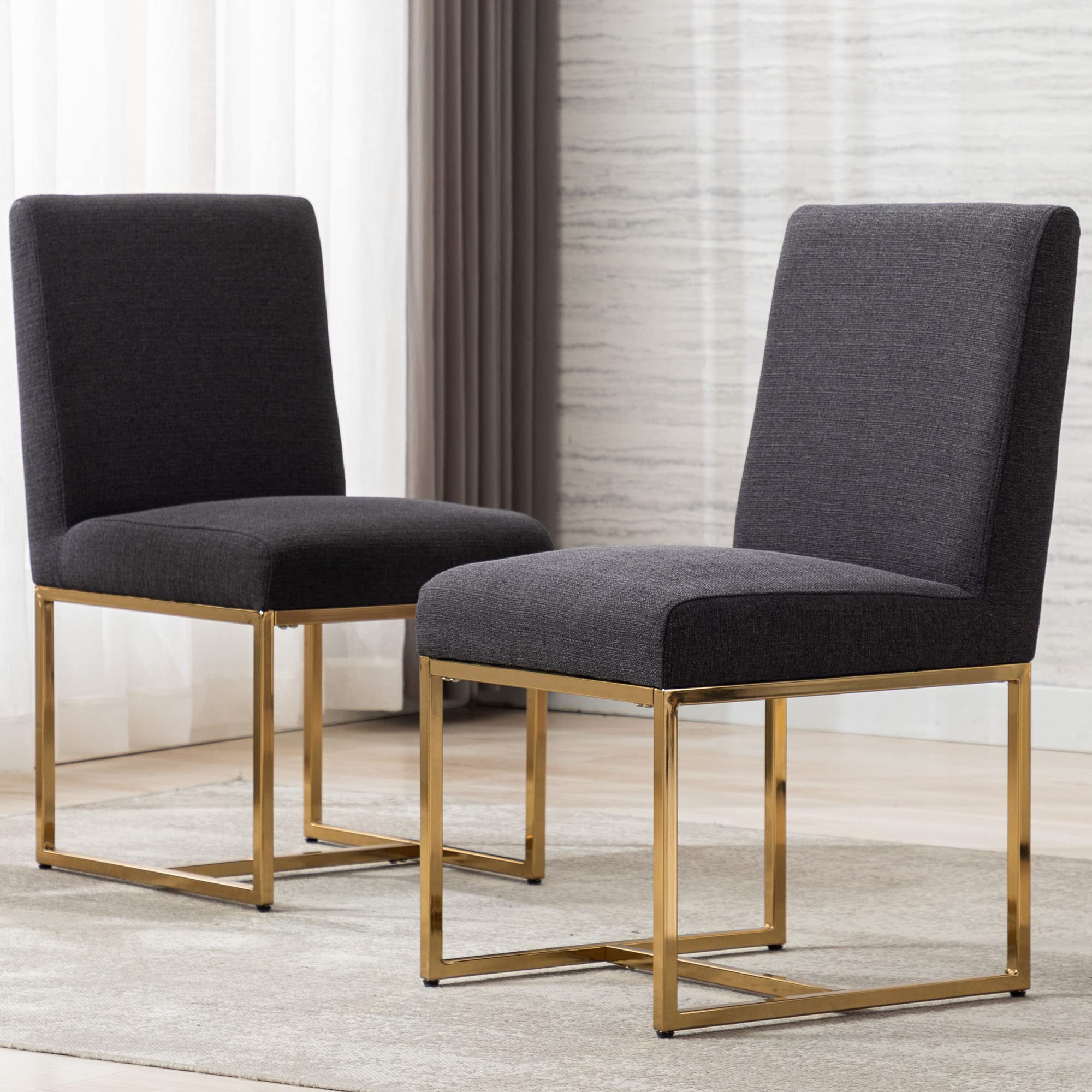 VESCASA Mid Century Modern Upholstered Dining Chairs Set of 2 - 1488