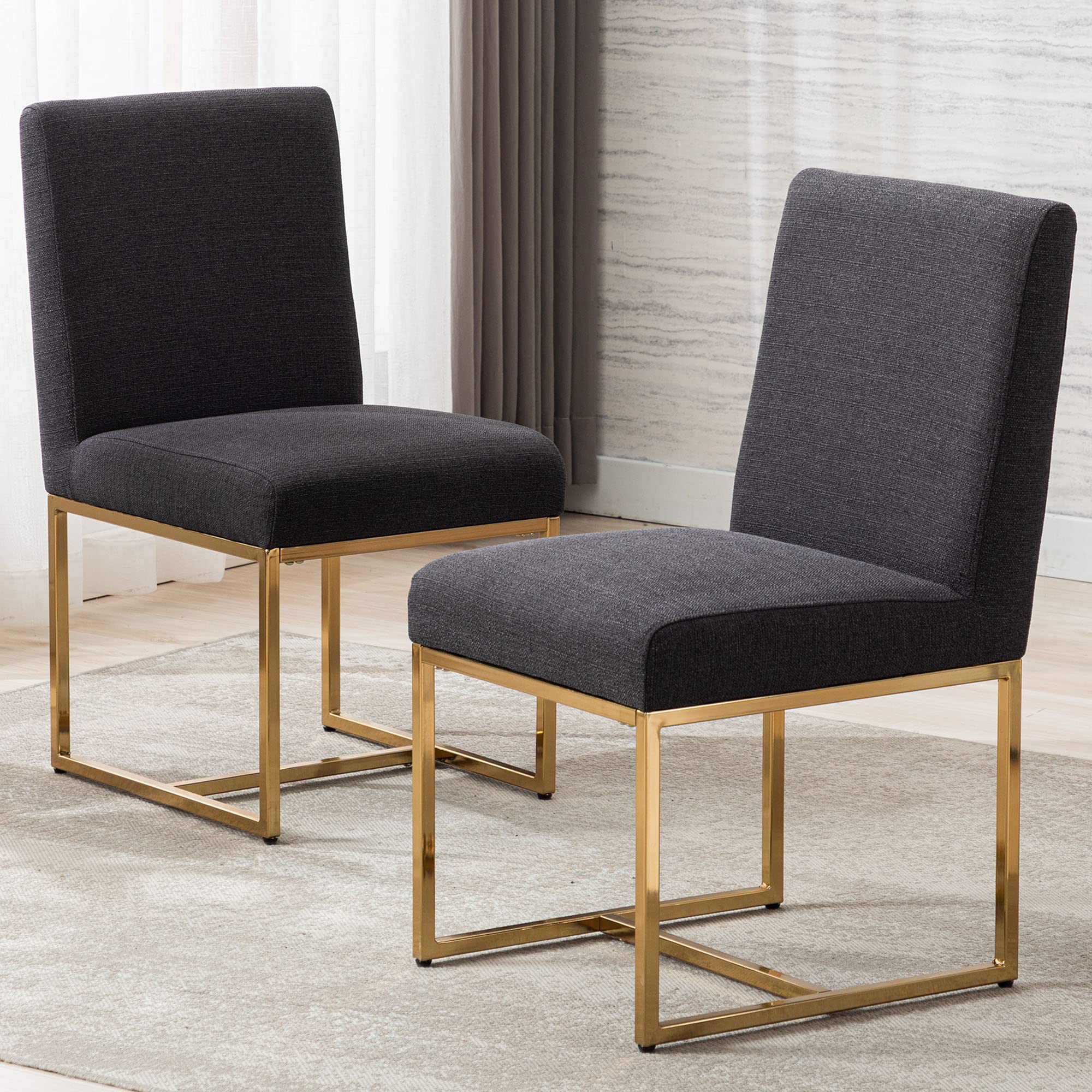 VESCASA Mid Century Modern Upholstered Dining Chairs Set of 2 - 1488