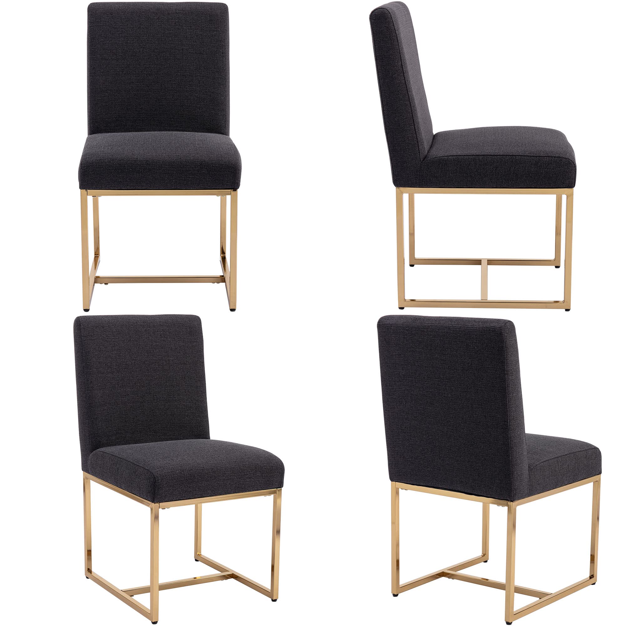 VESCASA Mid Century Modern Upholstered Dining Chairs Set of 2 - 1488