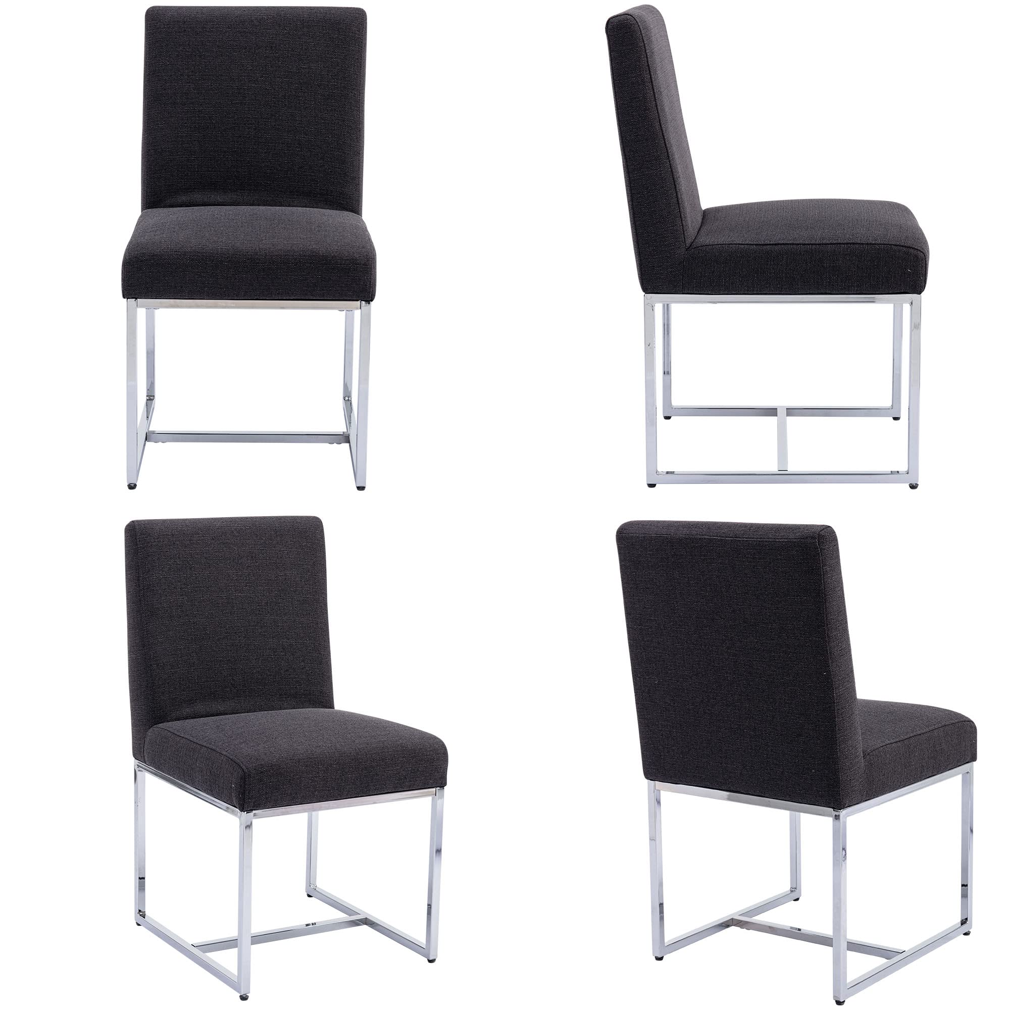 VESCASA Mid Century Modern Upholstered Dining Chairs Set of 2 - 1488