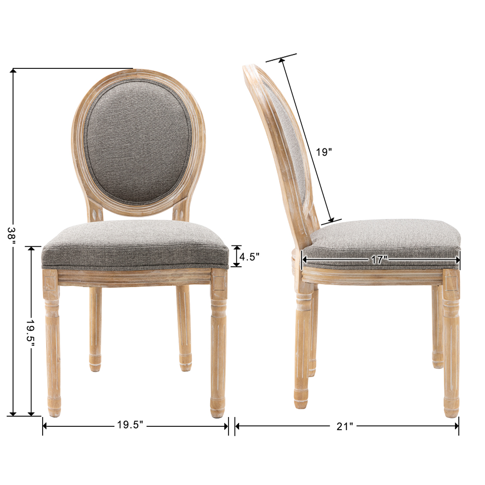 Chairus French Dining Chairs Set of 2-7105