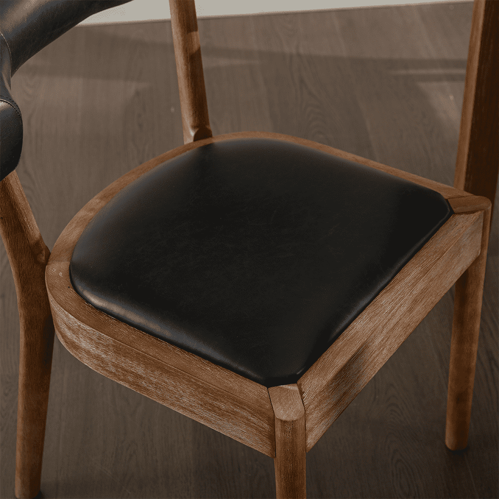 CIMOTA Curved Farmhouse Kitchen Chair Set of 2 - 1929