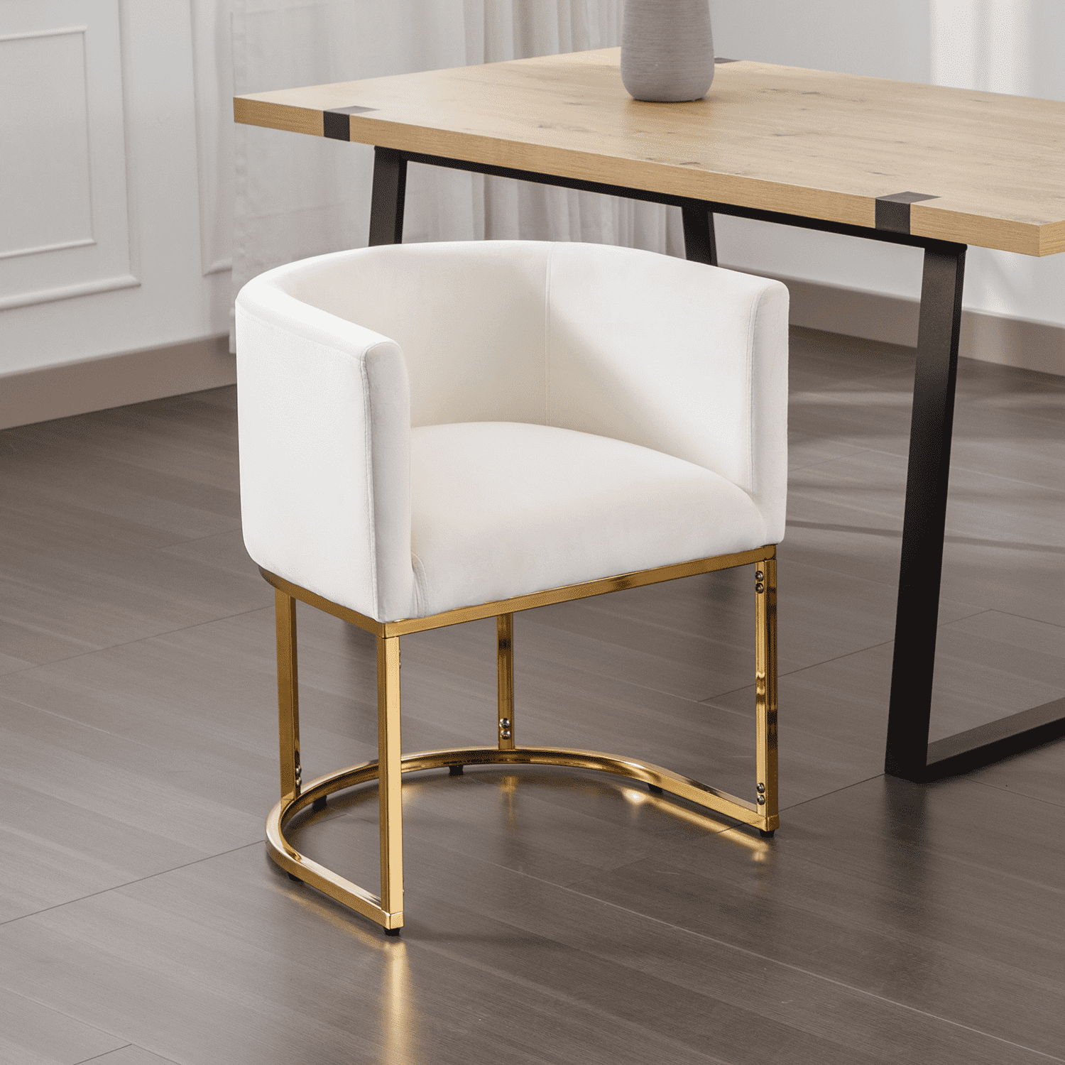 VESCASA Modern Glam Upholstered Dining Chair 1PCS - 1869